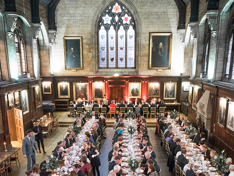 Dining at Balliol College. Photo by John Cairns