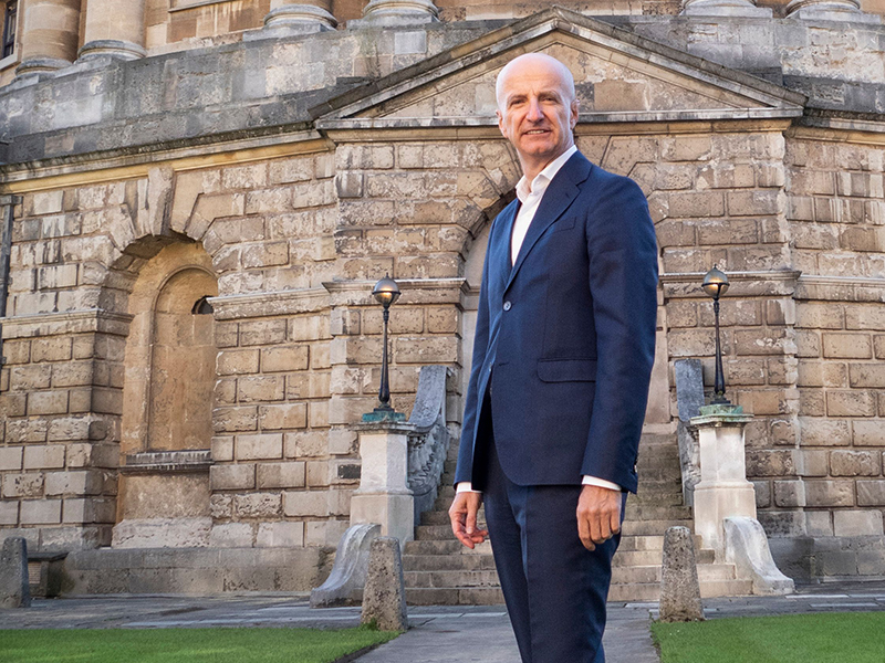 Mr Sekyra visiting Oxford - photo by Keiko Ikeuchi