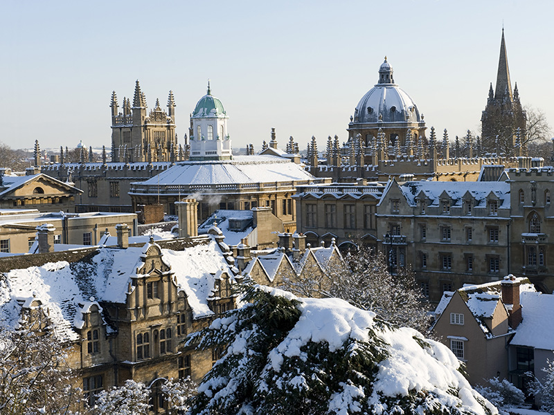 Oxford in the snow © Oxford University Images / Rob Judges Photography