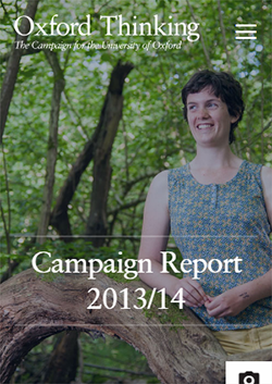 Preview of Philanthropy Report 2013-14 microsite