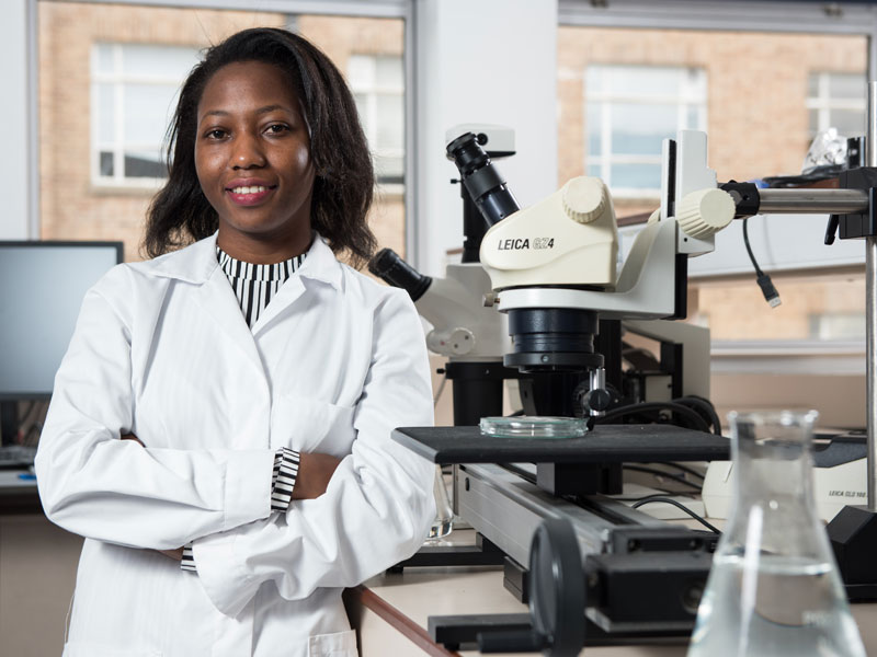 2017-18 Swarovski Foundation scholar Claire Nakabugo. Photo by John Cairns