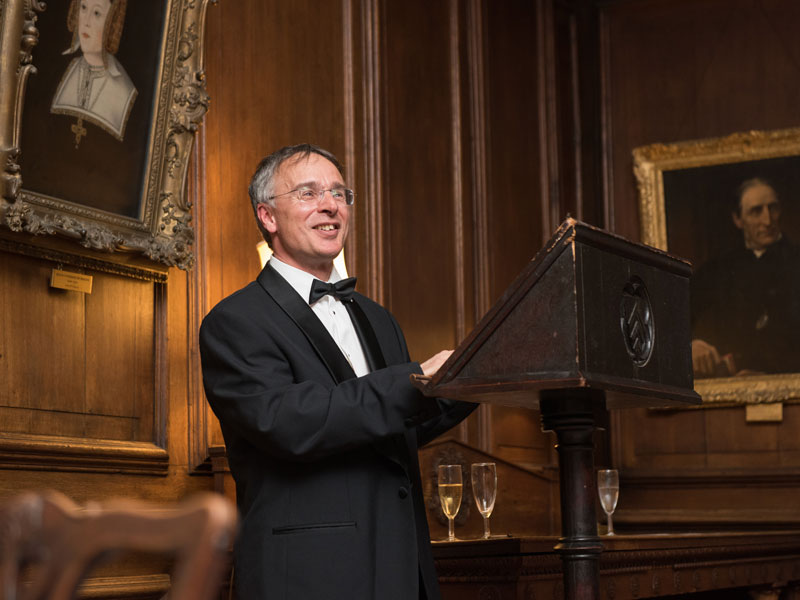 Dr Peter Braam at Merton College. Photo by John Cairns