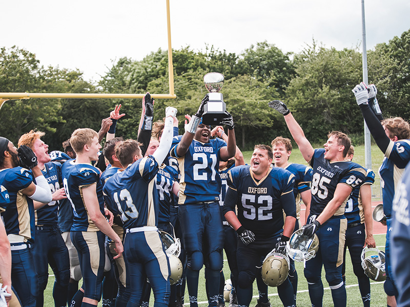 Oxford University Lancers American Football Club at last year's Varsity match