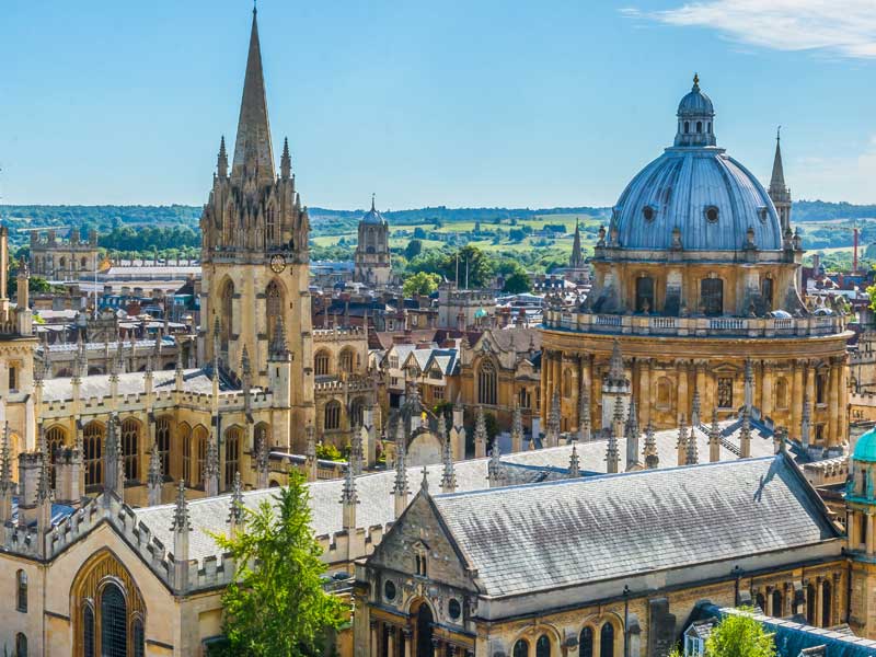 The Oxford skyline. Photo by Greg Smolonski / Oxford University Images