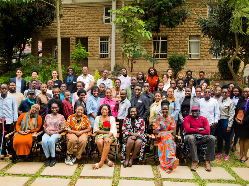 RLRH team members and affiliates at the 2023 Refugee-led Research Festival. Photo credit: RLRH