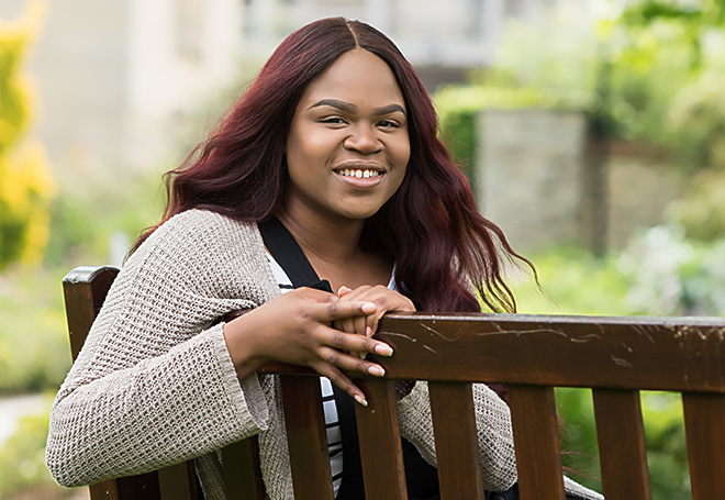 Fis Noibi at Somerville College. Photo by John Cairns