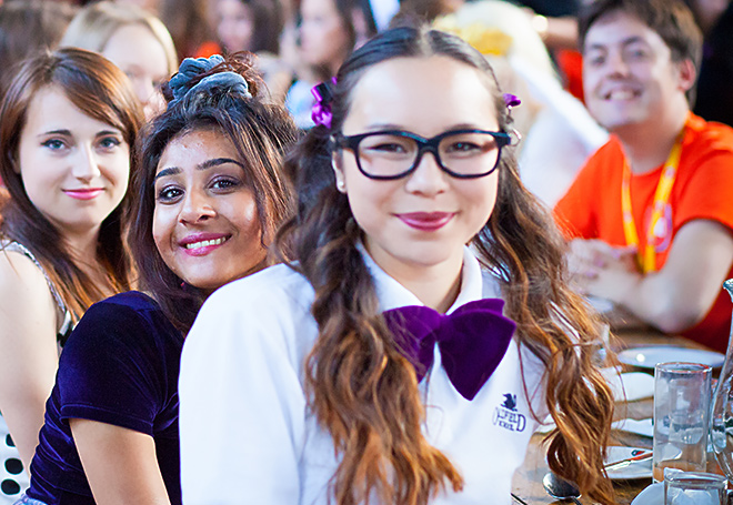 Students attending a UNIQ summer school. Photo by Martin Handley