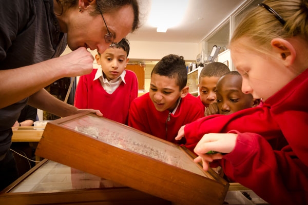 Children at museum