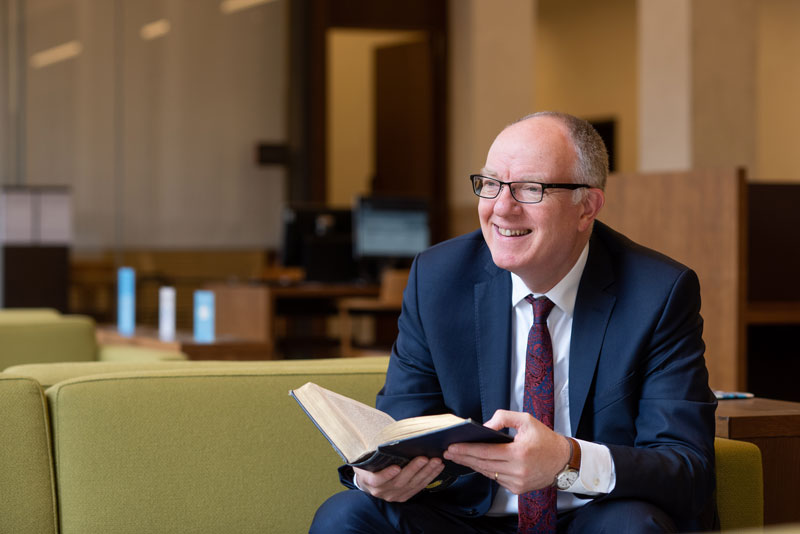 Bodley’s Librarian Richard Ovenden, OBE. Photo by John Cairns