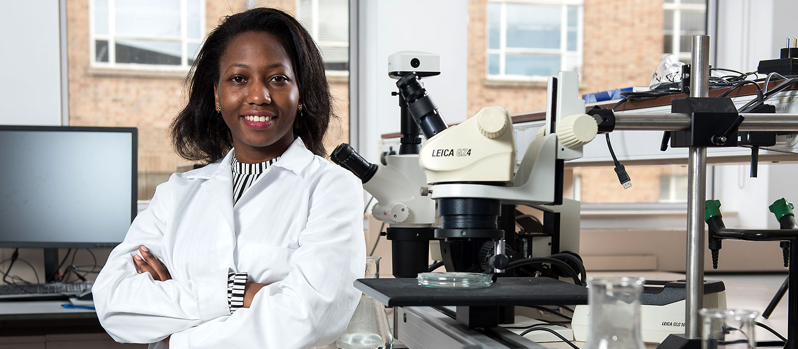 Claire Nakabugo during her master's degree at Oxford. Photo by John Cairns