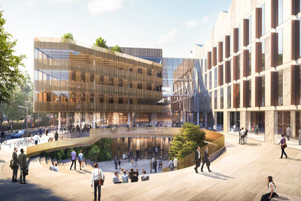 Artist’s rendering of the University’s new Life and Mind Building, where part of the Ineos–Oxford Institute for AMR Research will be based