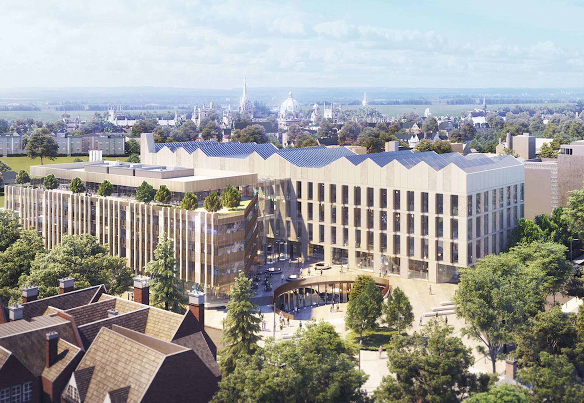 Artist’s rendering of the University’s new Life and Mind Building, where part of the Ineos–Oxford Institute for AMR Research will be based